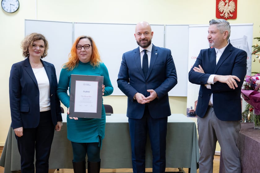 Wręczenie dyplomów dyrektorom placówek oświatowych, 10.01.2024